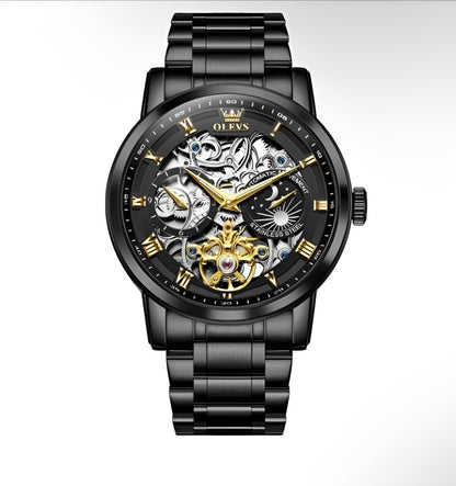 Midnight Skeleton Automatic Watch