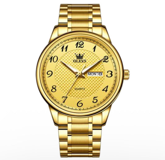 Olevs Classic Gold Quartz Watch